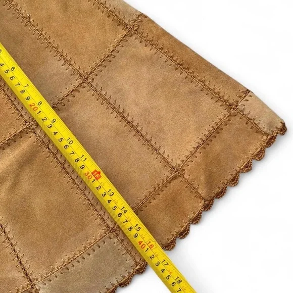 Free People Suede A-Line Skirt - Picture 6 of 7